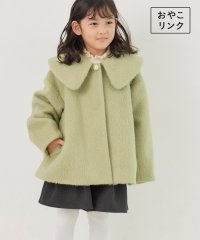 ROPE' PICNIC　KIDS/【KIDS】ビジューボタンシャギーコート/リンクコーデ/506854594