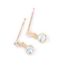 Gems by K/ジェムズ バイ ケー Gems by K 選べる12カラーチャームピアス/506854750