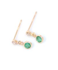 Gems by K/ジェムズ バイ ケー Gems by K 選べる12カラーチャームピアス/506854750