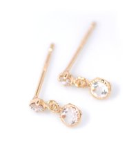 Gems by K/ジェムズ バイ ケー Gems by K 選べる12カラーチャームピアス/506854750