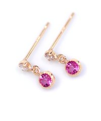 Gems by K/ジェムズ バイ ケー Gems by K 選べる12カラーチャームピアス/506854750