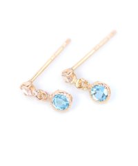 Gems by K/選べる12カラーチャームピアス/506854750