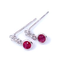 Gems by K/ジェムズ バイ ケー Gems by K 選べる12カラーチャームピアス/506854750