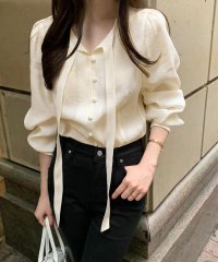 miniministore/ミニミニストア miniministore 韓国風ボウタイブラウスレディースきれいめ/506855684