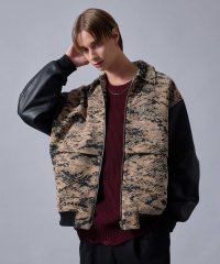 JUNRed/ジャガードコンビブルゾン/506855709