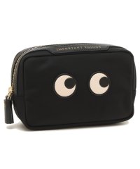 ANYA HINDMARCH/アニヤハインドマーチ ポーチ アイズ インポータント シングズ ブラック レディース ANYA HINDMARCH 5050925193597/506855861