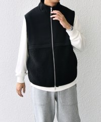 SHIPS any MEN/SHIPS any: 〈洗濯機可能〉 コンビ ボア フリース スタンド ジップ ベスト◇/506856214
