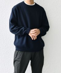 SHIPS any MEN/SHIPS any: 〈手洗い可能〉コットン カシミヤ スウェットライク ニット 24FW◆/506856216