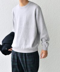 SHIPS any MEN/SHIPS any: 〈手洗い可能〉コットン カシミヤ スウェットライク ニット 24FW◇/506856216