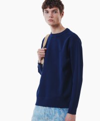 LACOSTE Mens/ラコステ LACOSTE ワントーンクルーネック 鹿の子ニット / 鹿の子スウェット トレーナー/506856384