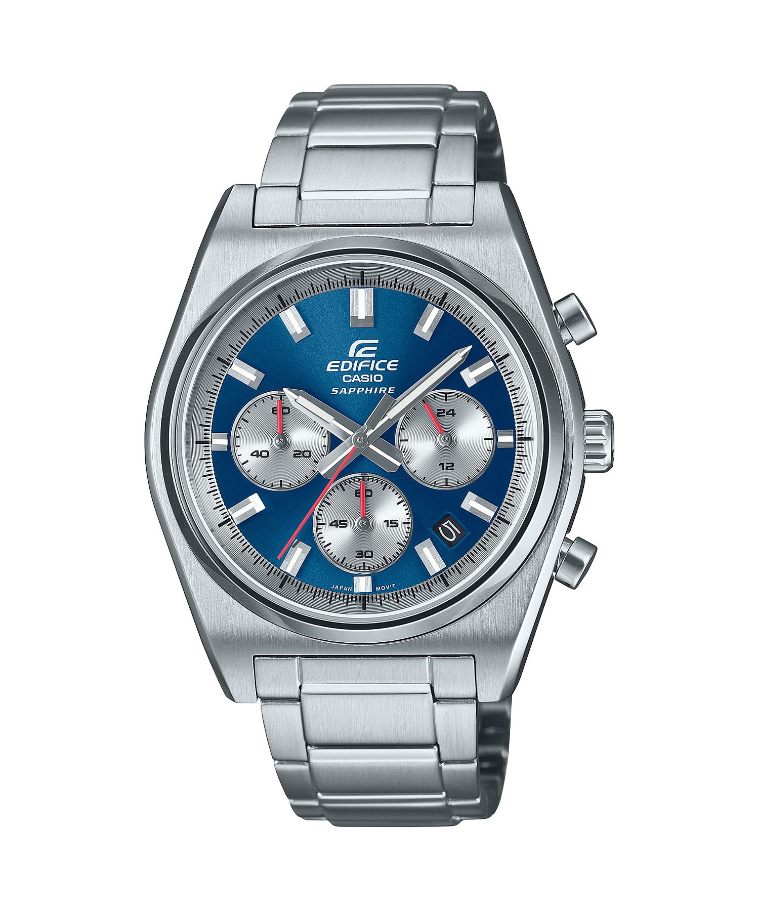 新品 正規品【カシオ・EDIFICE】アナログ クオーツ 腕時計 クロノグラフ ラバーバンド 時計 ブラック 黒 CASIO エディフィス カシオ エディフィス（腕時計）の通販