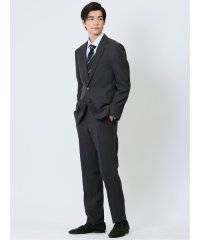 TAKA-Q/タカキュー TAKA－Q ストレッチウォッシャブル レギュラーフィット 2ボタン2ピーススーツ ウインドペングレー メンズ セットアップ ジャケット ビジネス /506858416