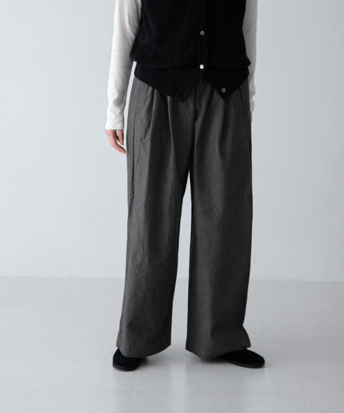 かぐれ コットンリネンラミーサルエルパンツ かぐれコットン