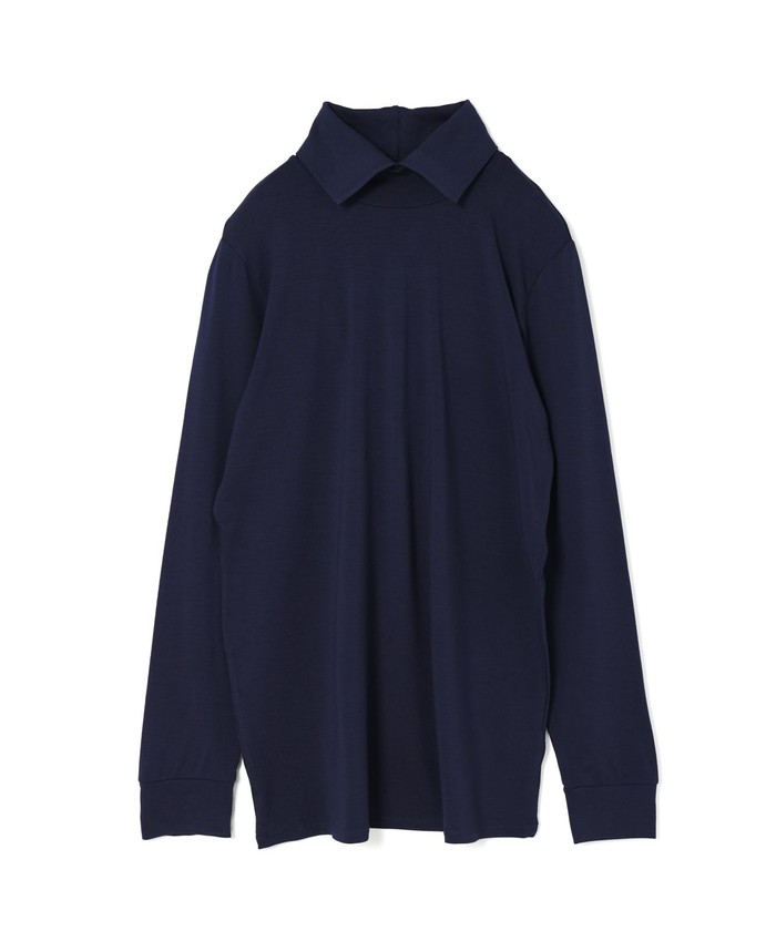 セール 20%OFF】mizuiro ind シャツカラーハイネックプル