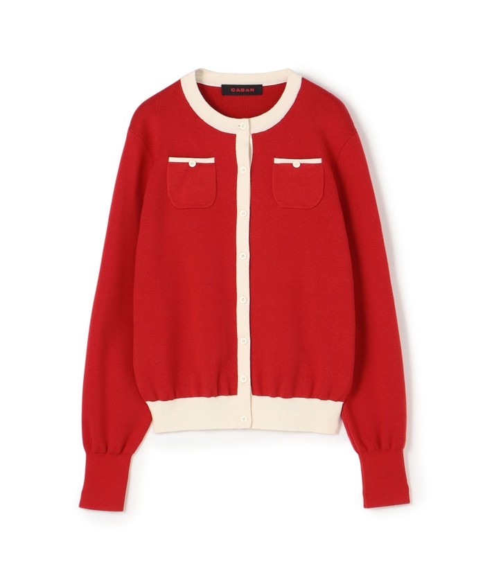 TVドラマ着用】CABaN コットンカシミヤ バイカラークルーネック TVドラマ着用】CABaN コットンカシミヤ バイカラークルーネック