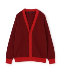 CABaN /CABaN コットンカシミヤ バイカラーVネックカーディガン/505571876