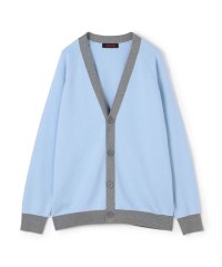 CABaN /CABaN コットンカシミヤ バイカラーVネックカーディガン/505571876