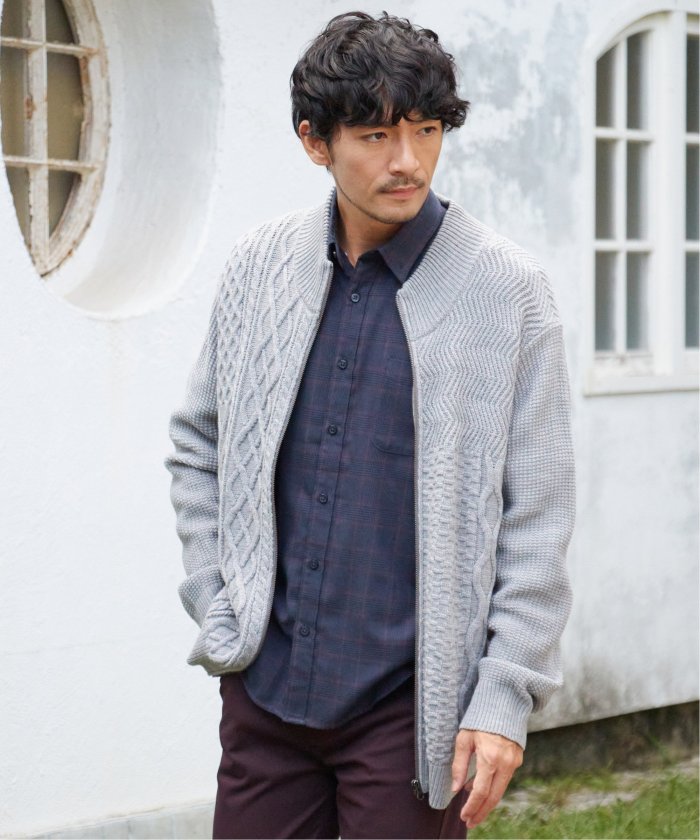 ジャカードドライバーズニット(506395998) | イッカ(ikka) - d