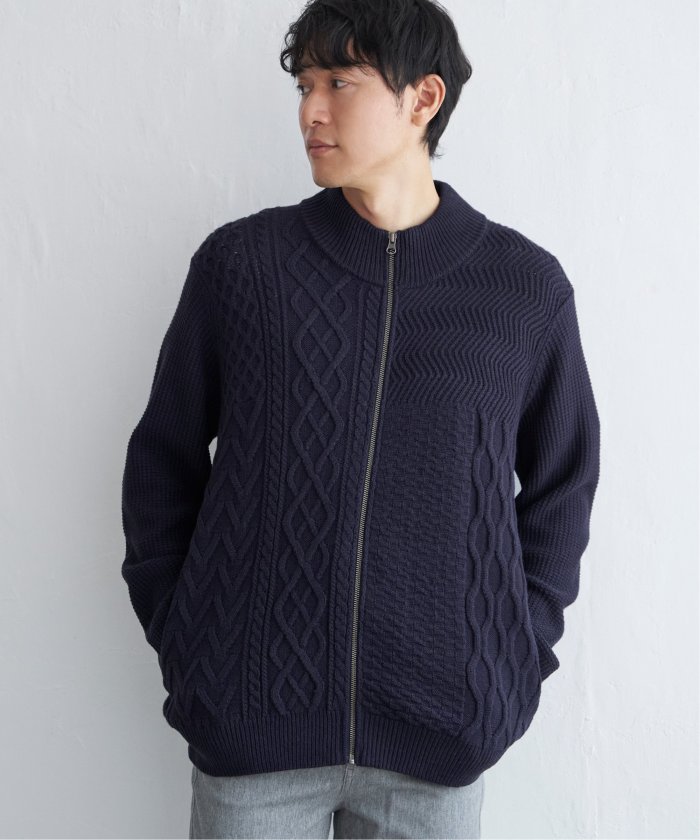 【大人気】ブラックアイパッチ　カーディガン　刺繍　ストライプ　即完売　XL 大きいサイズ レディース ドット柄レーストッパーカーディガン