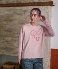 CARA　O　CRUZ/キャラ・オ・クルス CARA O CRUZ 洗える スパンコール刺繍ロゴTシャツ/506741804