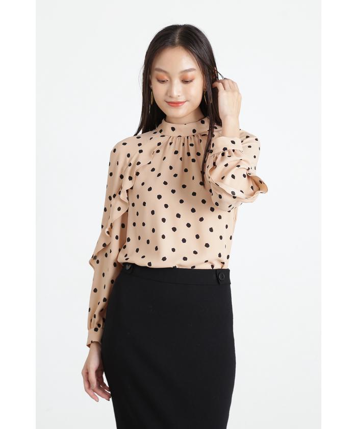 楽天市場】【SALE／30%OFF】◇オパールドットリボンブラウス