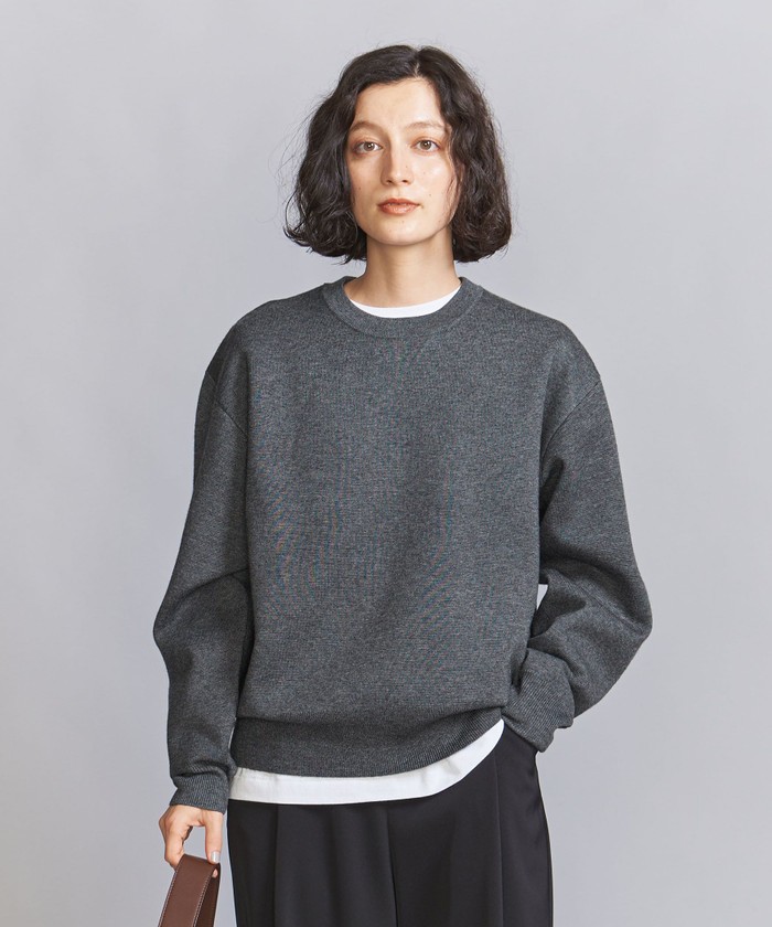 値下げ　シアーラメポロニット　ビューティーアンドユース BEAUTY&YOUTH UNITED ARROWS（ビューティーアンドユース