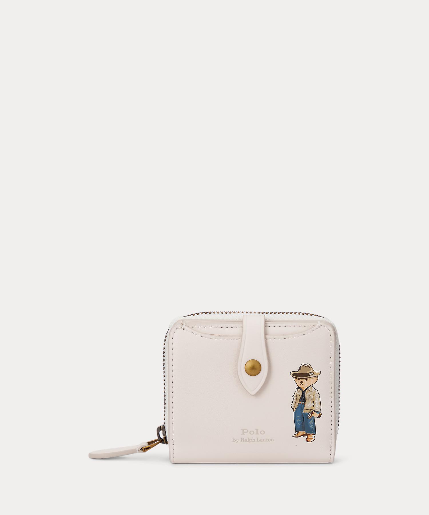 Ralph Lauren 新作 ポロベア レザー コンパクトウォレット Polo ベア レザー コンパクト ウォレット(506854949) | POLO