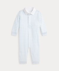 POLO RALPH LAUREN/(ベビー)ストライプド コットン ラグビー カバーオール/506855429