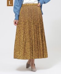エヴェックス バイ クリツィア　Lサイズ/【L】【カタログ掲載品】【ウォッシャブル】パンサープリントプリーツスカート/506855939