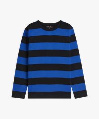 agnes b. FEMME/太ボーダー コットン 長袖Tシャツ "Cool"/506858384
