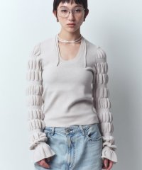  ＣＯＤＥ　Ａ/コードエー CODE A CODE A｜gathered sleeves knit/506859598