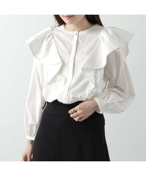 セール】Chloe KIDS ブラウス C20360 長袖 シャツ フリル(506859750 