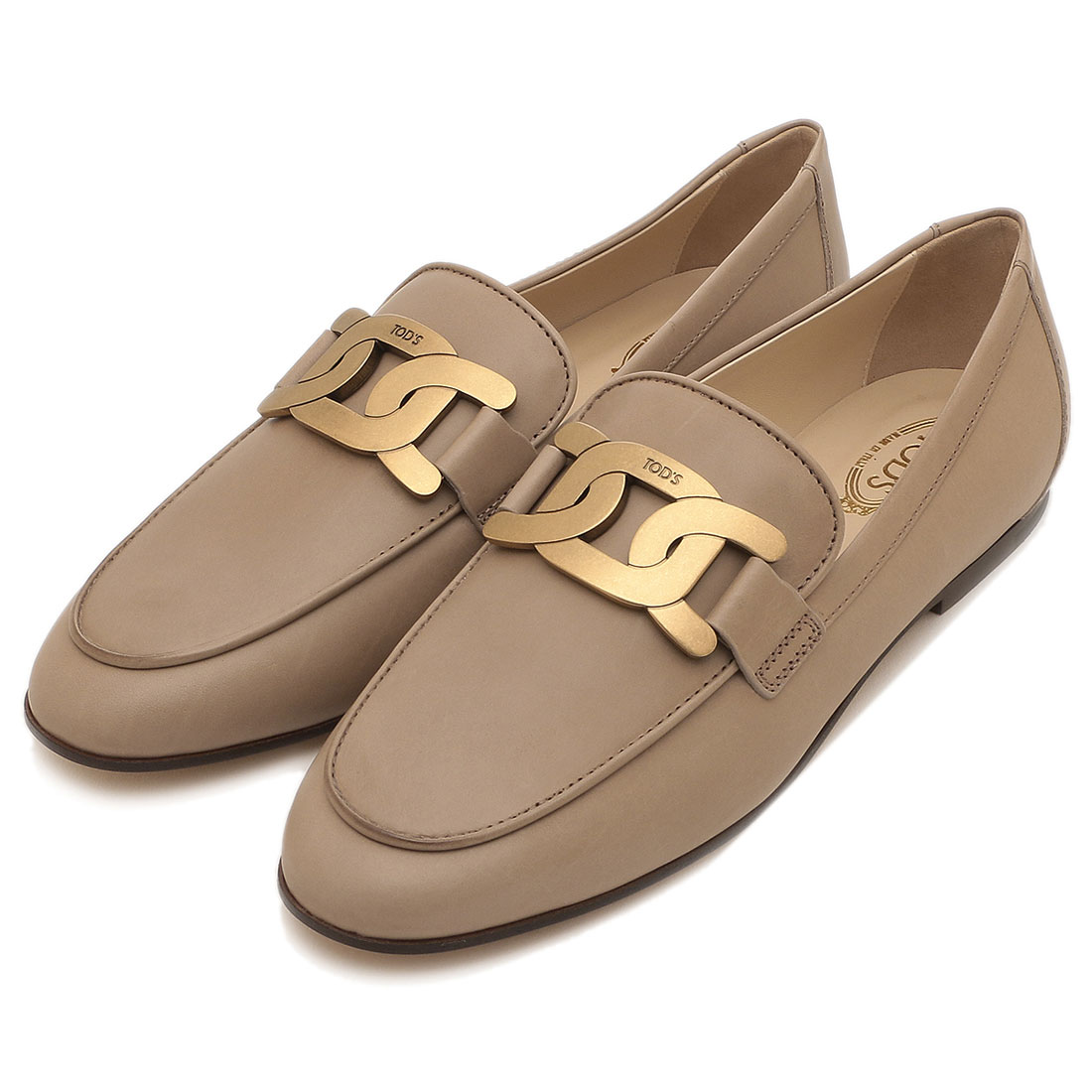TOD'S 　トッズ　ケイト チェーンリンク ローファー スエード TOD'S トッズ ケイト チェーンリンク ローファー スエード