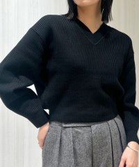 Ballsey/リンクスリブ Vネックプルオーバー/506860666