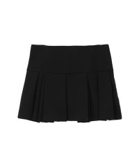 CLANE/RANDOM PLEATS MINI SKIRT/506227413