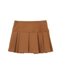 CLANE/RANDOM PLEATS MINI SKIRT/506227413