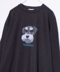 GLOSTER/【GLOSTER/グロスター】DOG&CAT 犬猫プリント ピグメント プリントロンT 長袖Tシャツ/506851217