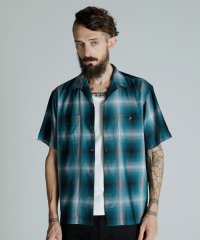 Schott/OMBRE SS SHIRT/オンブレ SSシャツ/506854407