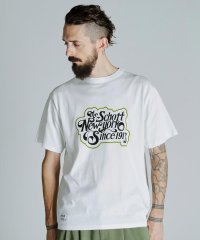 Schott/T－SHIRT CURSIVE SCRIPT/カーシヴ・スクリプト Tシャツ/506854412