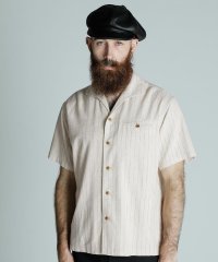 Schott/HV SHIRT 'DOT AND STRIPE'/HVシャツドット アンド ストライプ/506854533