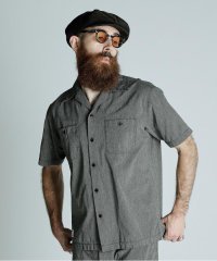 Schott/COTTON COVERT SS SHIRT/コットンコバート 半袖 シャツ/506854537