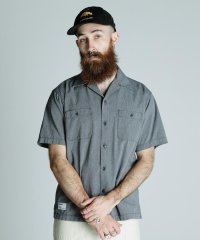 Schott/COTTON COVERT SS SHIRT/コットンコバート 半袖 シャツ/506854537