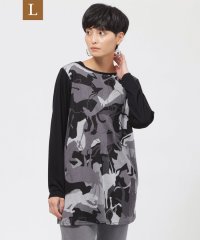 エヴェックス バイ クリツィア　Lサイズ/【L】【ウォッシャブル】アニマルシルエットプリントチュニックカットソー/506855934