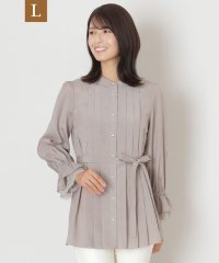 TO BE CHIC(L SIZE)/【L】ブライトクロス ロングブラウス/506856134