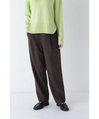 human woman/◆ウールフラノワイドテーパードパンツ/506856948