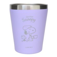 cinemacollection/シネマコレクション cinemacollection スヌーピー 保温保冷コップ ステンレスタンブラー パープル ピーナッツ マリモクラフト 360ml プレゼ/506859965