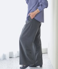 GLACIER lusso/グラシア ルッソ GLACIER lusso ワイドパンツ ボトムス パンツ ワイドパンツ ストレッチ 美脚 無地 ストライプ柄/506860148