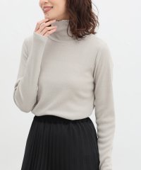 GLACIER/グラシア GLACIER ラメ入りハイネック トップス カットソー 長袖 ラメ メロー フェミニン シンプル/506860158