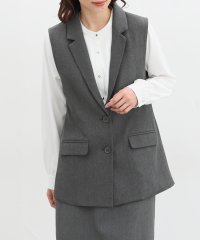 GLACIER/グラシア GLACIER テーラードジレ アウター セットアップ ウォッシャブル オフィス きれいめ ベスト/506860165
