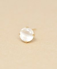 TAKE-UP/テイクアップ TAKE－UP 【 Solo Pierce】【 推しカラー】K18・K10 ムーンストーン ラウンドハーフピアス/506860613